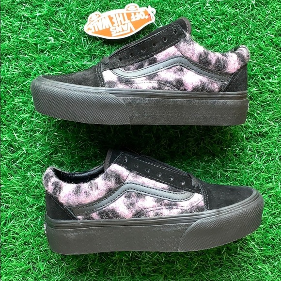 VANS OLD SKOOL PLATFORM MIX LEOPARD PINK/BLACK WMN - Picture 11 of 16